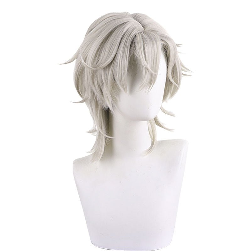 Honkai: Star Rail Aventurine Light White Cosplay Wig - lemailwigs