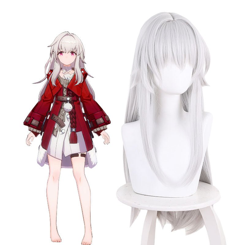 Honkai: Star Rail Clara Silver Cosplay Wig - lemailwigs