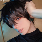 Honkai: Star Rail Dan Heng Short Black Cosplay Wig - lemailwigs