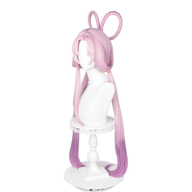 Honkai: Star Rail Fu Xuan Pink Gradient Purple Cosplay Wig - lemailwigs