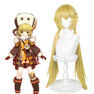 Honkai: Star Rail Hook Long Yellow Double Ponytail Cosplay Wig - lemailwigs