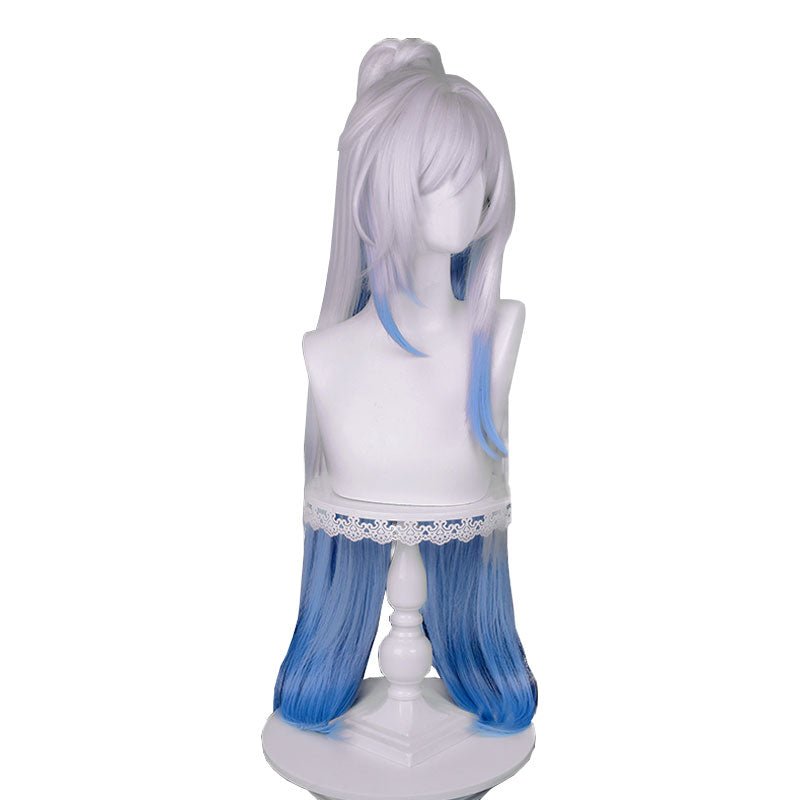 Honkai: Star Rail Jingliu White Gradient Blue Cosplay Wig - lemailwigs