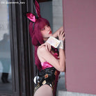 Honkai: Star Rail Kafka Wine Red Cosplay Wig - lemailwigs