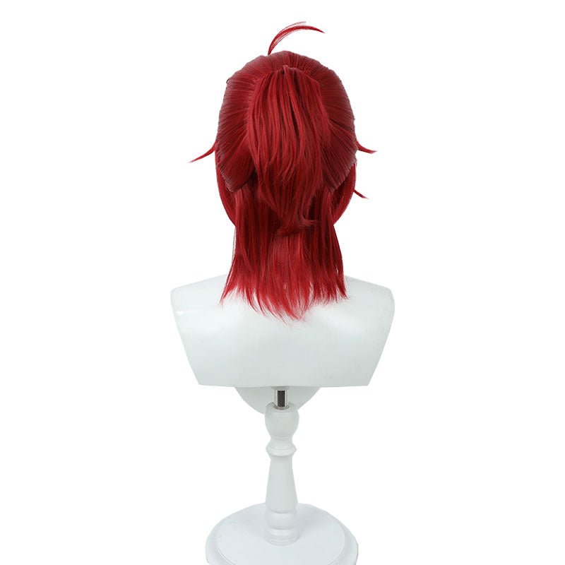 Honkai: Star Rail Luka Short Red Cosplay Wig - lemailwigs