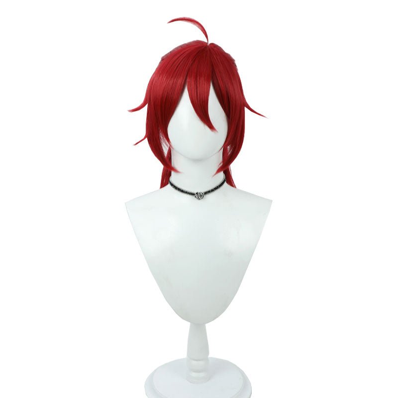 Honkai: Star Rail Luka Short Red Cosplay Wig - lemailwigs