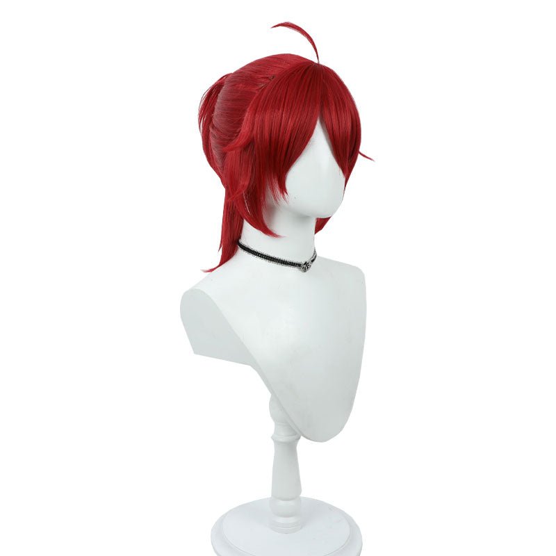 Honkai: Star Rail Luka Short Red Cosplay Wig - lemailwigs
