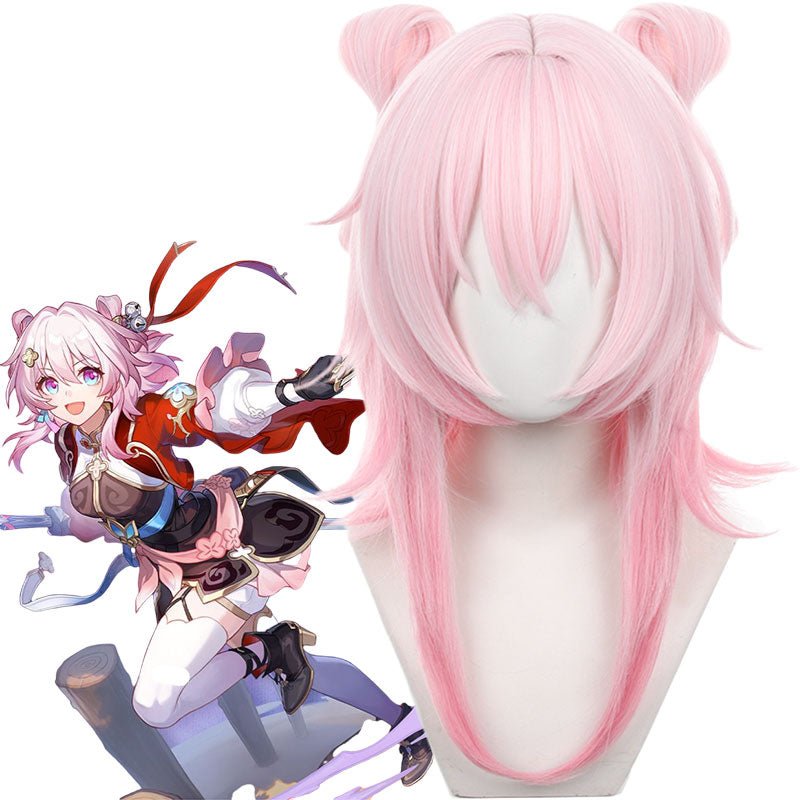 Honkai Star Rail March 7th Bow Cosplay Wigs - lemailwigs