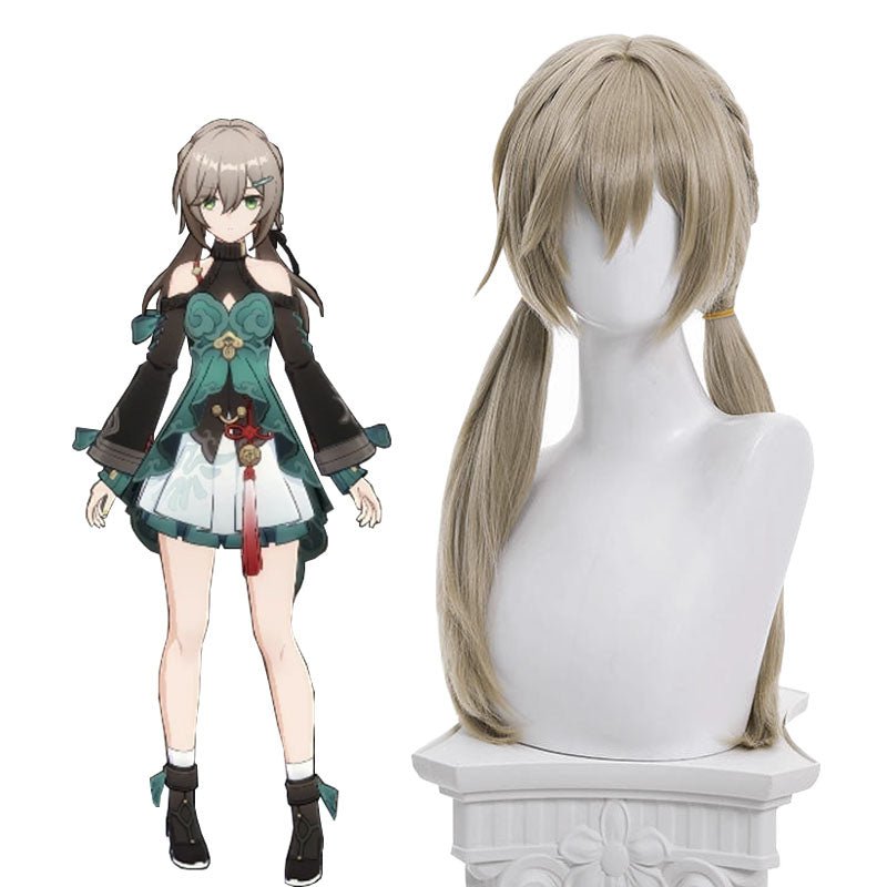 Honkai: Star Rail Qingque Multi - Color Cosplay Wig - lemailwigs