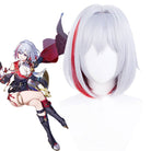 Honkai: Star Rail Topaz Grey Mixed Red Cosplay Wig - lemailwigs
