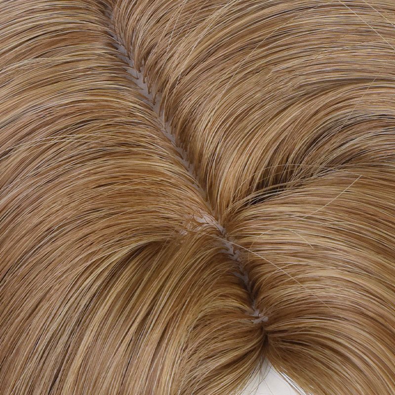 Honkai: Star Rail Welt Yang Brown Mixed White Cosplay Wig - lemailwigs