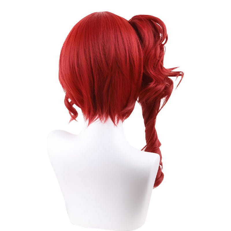 Identity V Crimson Red Mixed White Cosplay Wig - lemailwigs