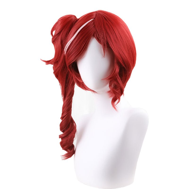 Identity V Crimson Red Mixed White Cosplay Wig - lemailwigs