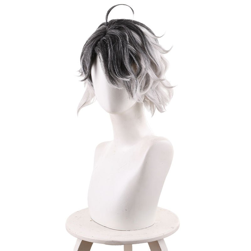 Identity V Patient Luminary Black mixed White Halloween Cosplay Wig - lemailwigs