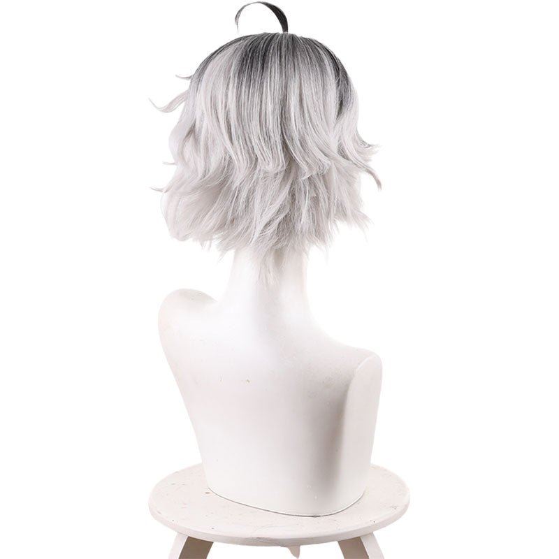 Identity V Patient Luminary Black mixed White Halloween Cosplay Wig - lemailwigs