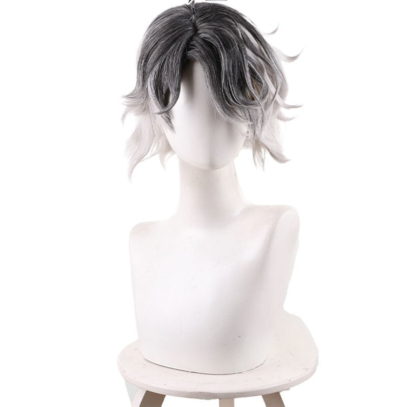 Identity V Patient Luminary Black mixed White Halloween Cosplay Wig - lemailwigs
