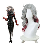 Identity V Psychologist Doomsday Rescuer Grey mixed Red Cosplay Wig - lemailwigs
