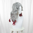 Identity V Psychologist Doomsday Rescuer Grey mixed Red Cosplay Wig - lemailwigs
