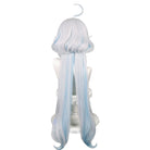 [In Stock] Genshin Impact Furina Silver Mixed Blue Cosplay Wig - lemailwigs