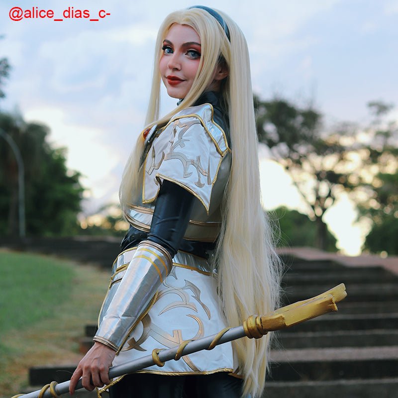 【In Stock 】LOL the Lady of Luminosity Lux Cosplay Costume Luxanna Crownguard Cosplay - lemailwigs
