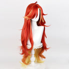 【In stock】Genshin Impact Mavuika Pyro Archon Red Mixed Yellow Long Cosplay Wig - lemailwigs