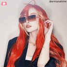 【In stock】Genshin Impact Mavuika Pyro Archon Red Mixed Yellow Long Cosplay Wig - lemailwigs