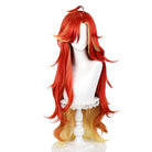 【In stock】Genshin Impact Mavuika Pyro Archon Red Mixed Yellow Long Cosplay Wig - lemailwigs