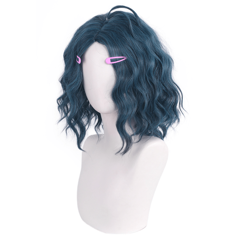 Inside Out Envy Deep Green Cosplay Wig Free Clips - lemailwigs