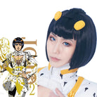JoJo's Bizarre Adventure Bruno Bucciarati Short Ink Blue Cosplay Wigs - lemailwigs