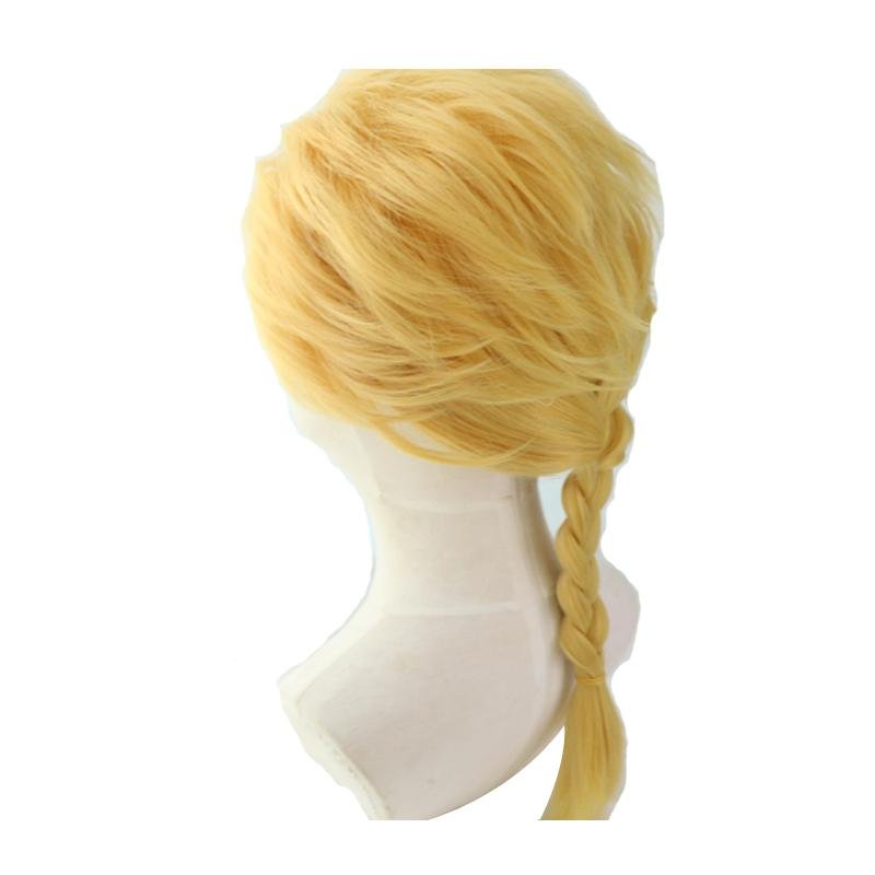 JoJo's Bizarre Adventure Giorno Giovanna Blonde Braid Cosplay Wigs - lemailwigs