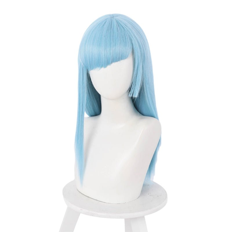Jujutsu Kaisen Miwa Kasumi Light Blue Straight Cosplay Wigs - lemailwigs