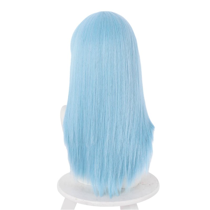 Jujutsu Kaisen Miwa Kasumi Light Blue Straight Cosplay Wigs - lemailwigs