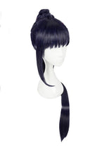 Kabaneri of the Iron Fortress Anime Ayame Yomogawa Dark Purple Long Straight Ponytail Cosplay Wigs - lemailwigs