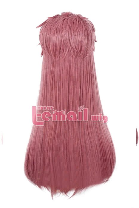 Kabaneri of the Iron Fortress Biba Amatori Japanese Anime Pink Layered Long Straight Cosplay Wigs - lemailwigs