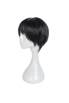 Kakegurui Kaede Manyuda Short Black Men Cosplay Wigs - lemailwigs