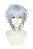 Kingdom Hearts III Riku Short Grey Cosplay Wigs - lemailwigs