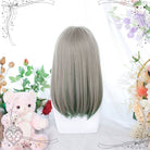 L - email Straight Mixed Green Lolita Wig - lemailwigs