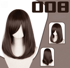 L - email Wig 24 Colors Black White Gray Brown 40cm General Cosplay Wigs - lemailwigs