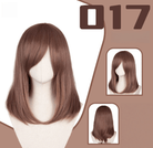 L - email Wig 24 Colors Black White Gray Brown 40cm General Cosplay Wigs - lemailwigs