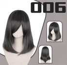 L - email Wig 24 Colors Black White Gray Brown 40cm General Cosplay Wigs - lemailwigs