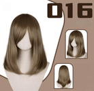 L - email Wig 24 Colors Black White Gray Brown 40cm General Cosplay Wigs - lemailwigs