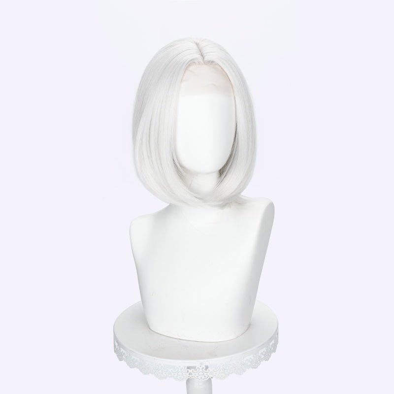 L-email Wig 35cm Short Straight Multi-Color Lace Front Cosplay Wig - lemailwigs