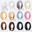 L-email Wig 35cm Short Straight Multi-Color Lace Front Cosplay Wig - lemailwigs