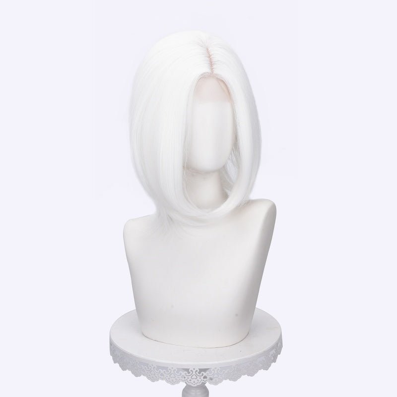 L-email Wig 35cm Short Straight Multi-Color Lace Front Cosplay Wig - lemailwigs