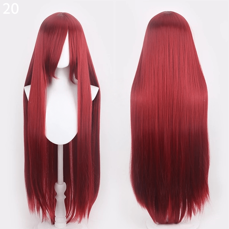 L - email Wig 41 Colors 100cm Long Straight General Cosplay Wigs - lemailwigs