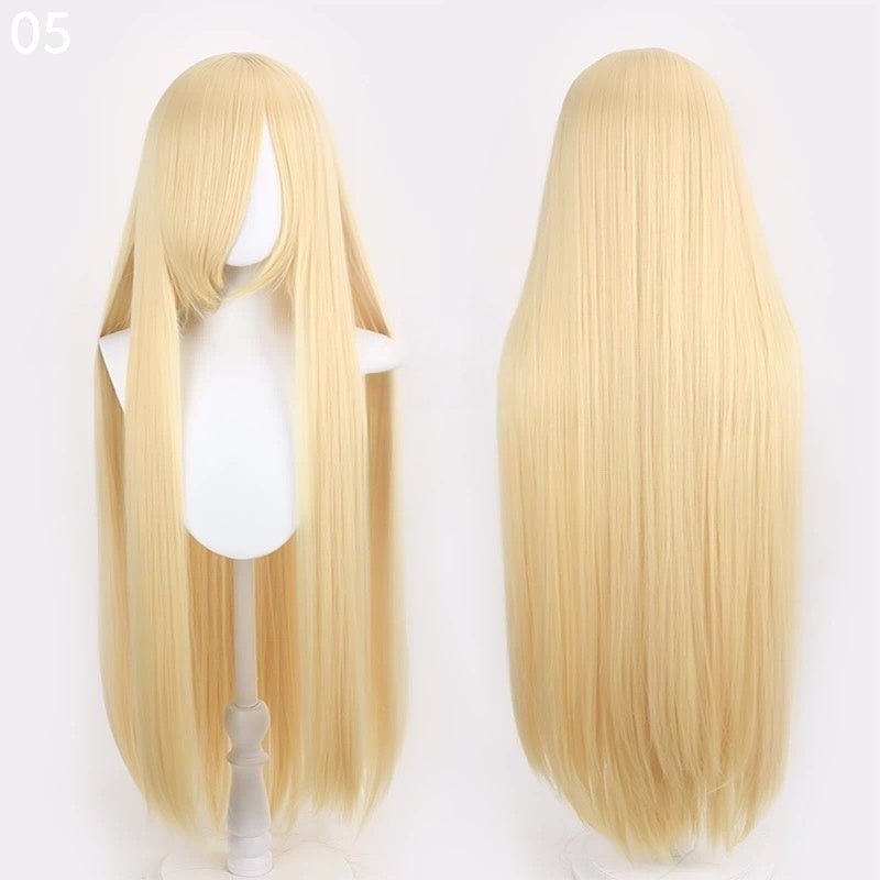 L - email Wig 41 Colors 100cm Long Straight General Cosplay Wigs - lemailwigs