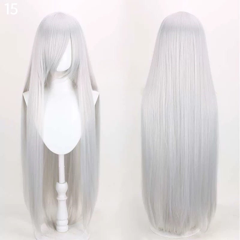 L - email Wig 41 Colors 100cm Long Straight General Cosplay Wigs - lemailwigs