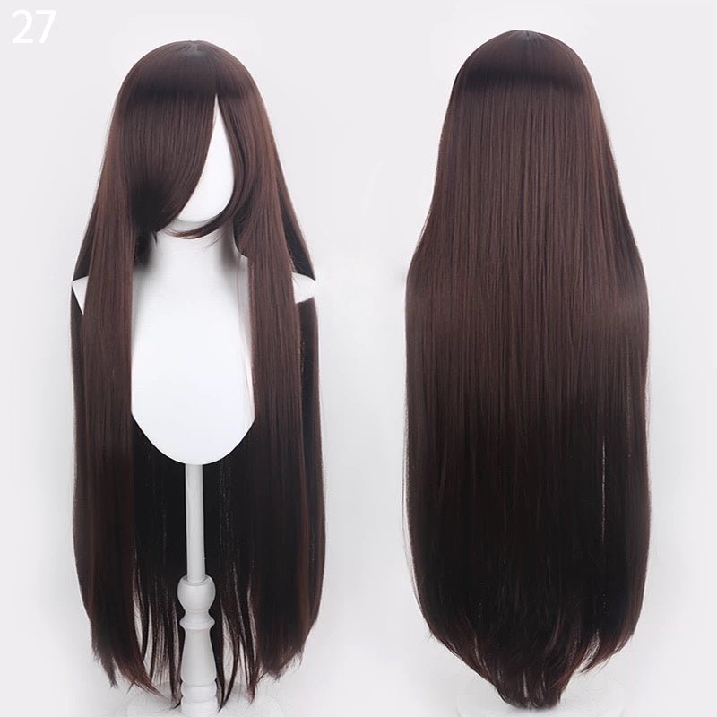 L - email Wig 41 Colors 100cm Long Straight General Cosplay Wigs - lemailwigs