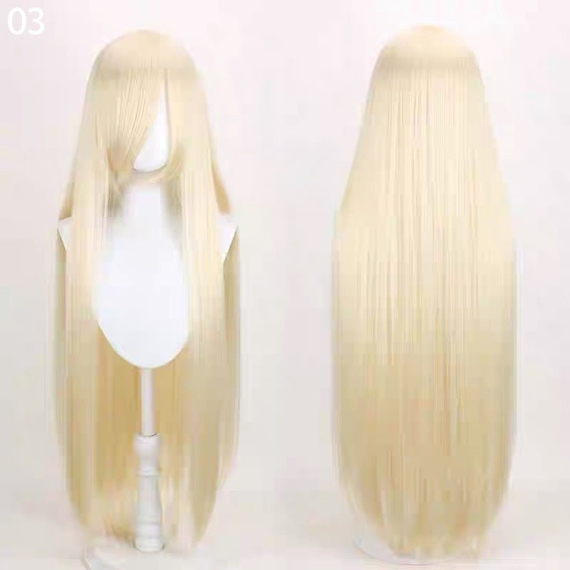 L - email Wig 41 Colors 100cm Long Straight General Cosplay Wigs - lemailwigs