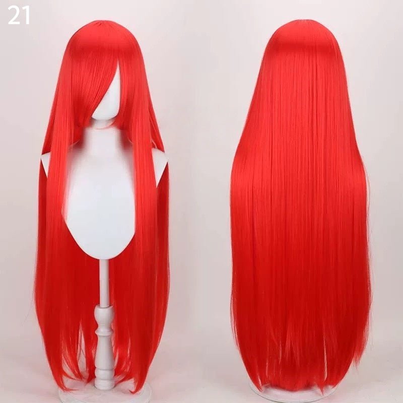 L - email Wig 41 Colors 100cm Long Straight General Cosplay Wigs - lemailwigs