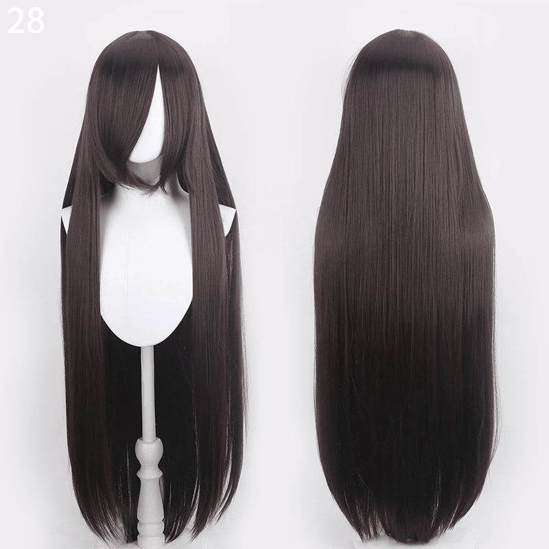 L - email Wig 41 Colors 100cm Long Straight General Cosplay Wigs - lemailwigs